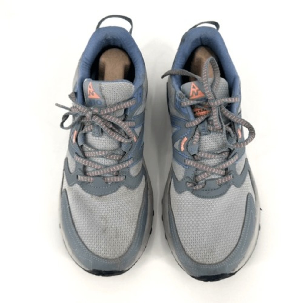 New Balance 410 V7 Trail Running‎ Sneaker Womens 11 Blue Grey WT410LG7 Gorpcore - Picture 2 of 12